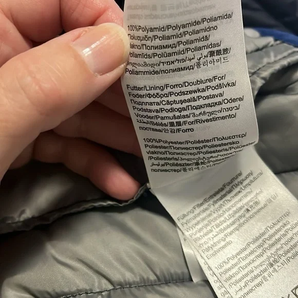 Lightweight Puffer Vest Tom Tailor Navy Blue Full Zip Men’s L/XL - Picture 12 of 14